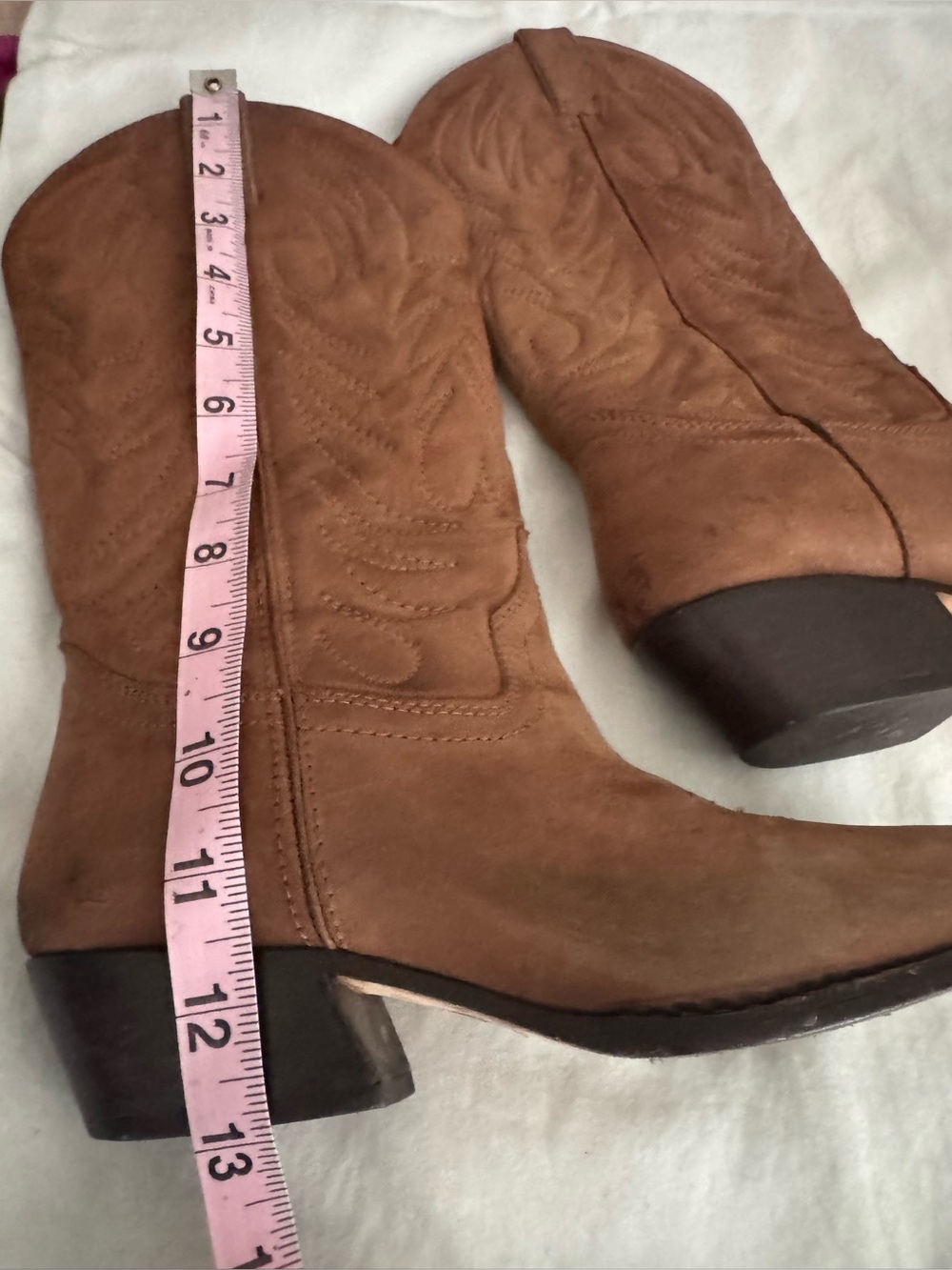 Brown Western Cowboy Boots - Women - Picture 5 of 10